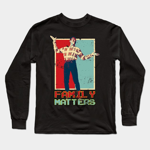 family matters retro Long Sleeve T-Shirt by pepesankosong